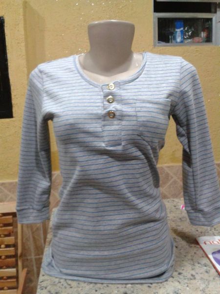 Camisa com manga